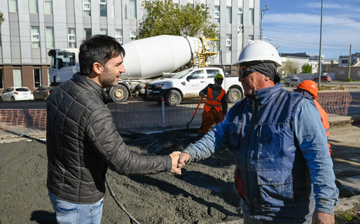 Plan Galina: Torres recorrió el enrocado del Cerro Chenque y destacó el avance de obras clave para Comodoro Rivadavia