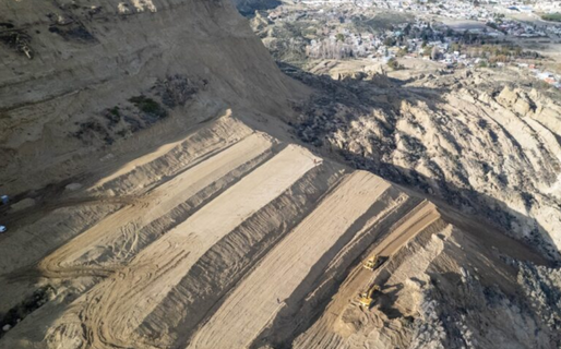 Cerro Hermitte: iniciarán la segunda etapa de aterrazamiento en barrio Médanos