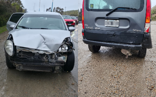 Dos vehículos protagonizaron un choque sobre Ruta 3
