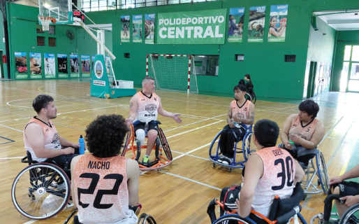 Unión Comodorense cayó en su debut en la Liga Nacional de Básquet Adaptado