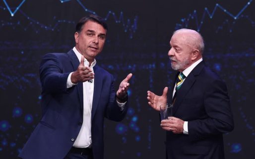 Fuerte cruce entre Lula y Flávio Bolsonaro durante el último debate presidencial