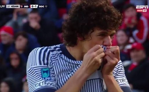 Boca golpeó sobre el final, venció a Independiente y quedó como líder de la tabla anual