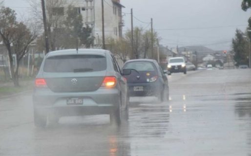 La intensa lluvia del lunes sorprendió a Comodoro: Cayeron hasta 4mm en media hora