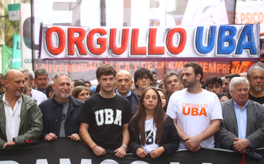 La UBA se desligó de los incidentes en la marcha y exigió que el Gobierno cumpla con la Ley de Financiamiento Universitario