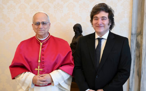 Javier Milei celebró la visita del papa León XIV a la Argentina: “Alegría enorme”