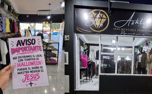 Un comercio chubutense decidió no decorar por Halloween: «Elegimos mantenernos fieles a nuestros valores»